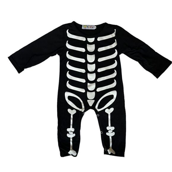 Toddler Skeleton Romper, Sz:95/2T - Picture 1 of 5